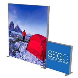 10' x 10' SEGO Modular Lightbox Exhibit Display - Configuration D