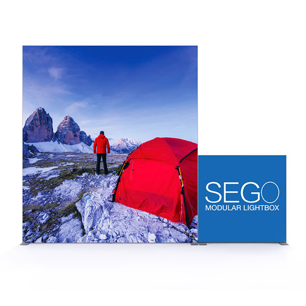 10' x 10' SEGO Modular Lightbox Exhibit Display - Configuration D