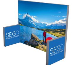 10' x 10' SEGO Modular Lightbox Exhibit Display - Configuration E