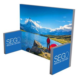 10' x 10' SEGO Modular Lightbox Exhibit Display - Configuration E