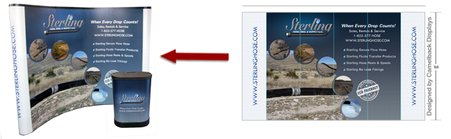 Display Graphic Example 2 - Pop up display design