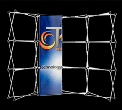 Tension Fabric Pop Up Display Wall