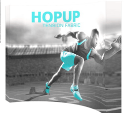 Tension Fabric Hopup Displays