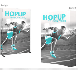 The Hop Up Tension Fabric Pop UP Display