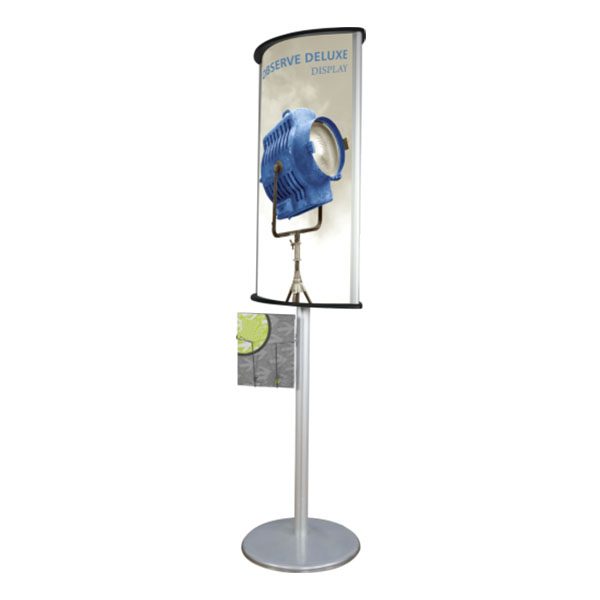 Observe Deluxe Display Sign Holder Side View