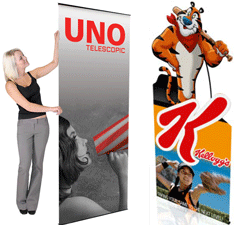 non retractable display banners