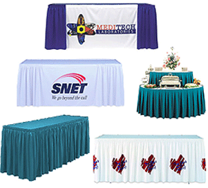 Fabric Table Covers for Trade Shows and Special Events - Buy Online!