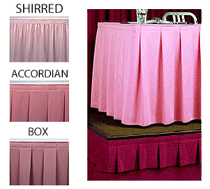 stage skirting