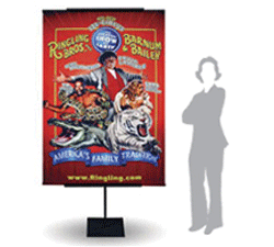 TELESCOPING BANNER DISPLAYS