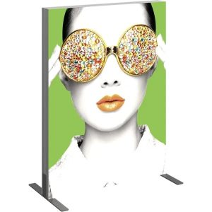 Angle View Vector Frame Light Box Rectangle 01 Fabric Banner Display