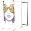 Exploded Side View Vector Frame Light Box Rectangle 04 Fabric Banner Display