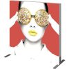 Angle View Vector Frame Light Box Square 02 Fabric Banner Display