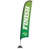 17' Premium Razor Sail Sign Banner Stand With Scissor Base