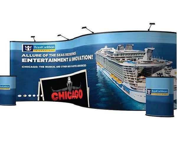 20 FT Energy X Serpentine Pop Up Graphics Display
