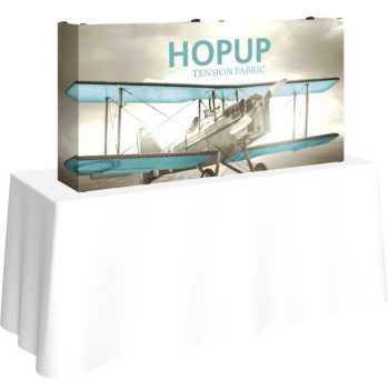 HopUp 5ft Tabletop Tension Fabric Display