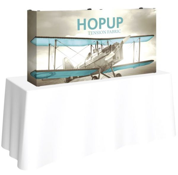 HopUp 5ft Tabletop Tension Fabric Display