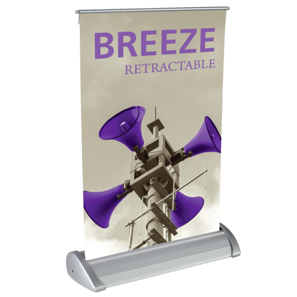 Breeze Table Top Retractable Banner Stand Graphic
