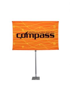 Compass Banner Stand