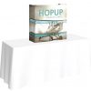 Hopup 2.5ft table top tension fabric display