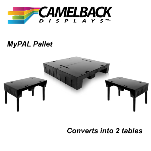 MyPal Pallet converts to two tables