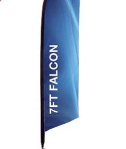 7ft Falcon Outdoor Sail Flag Banner