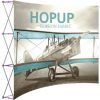 hopup 10ft full height curved tension fabric display without endcaps