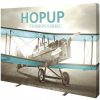 hopup 10ft full height tension fabric display with endcaps
