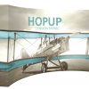 hopup 13ft full height curved tension fabric display