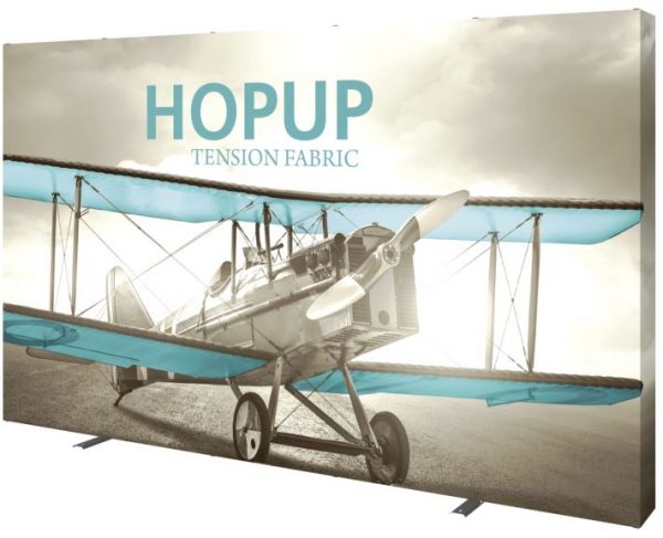 hopup 13ft full height tension fabric display with endcaps