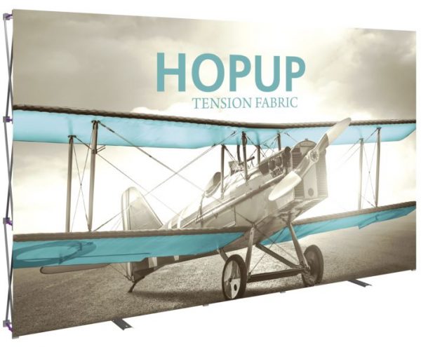 hopup 13ft full height tension fabric display without endcaps