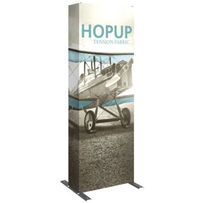 HopUp Display 2.5ft Full Height Tension Fabric Display