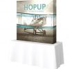 hopup 5ft straight tension fabric display with end caps
