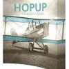 hopup 7.5ft full height curved tension fabric display with end caps
