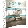 hopup 7.5ft full height curved tension fabric display without endcaps