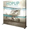 hopup 7.5ft full height tension fabric display with endcaps