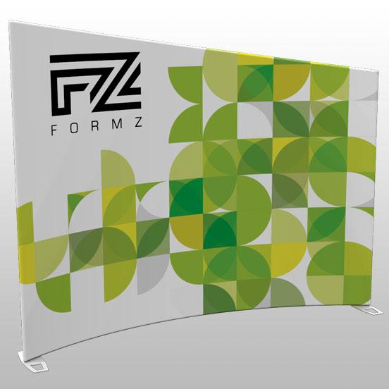 Formz Tapered Crescent Backwall Display