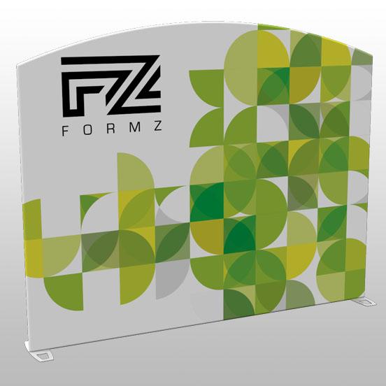 Formz Center Arch Backwall Display