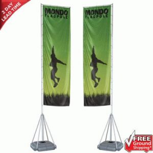 Mondo Flagpole Outdoor Banner Stand