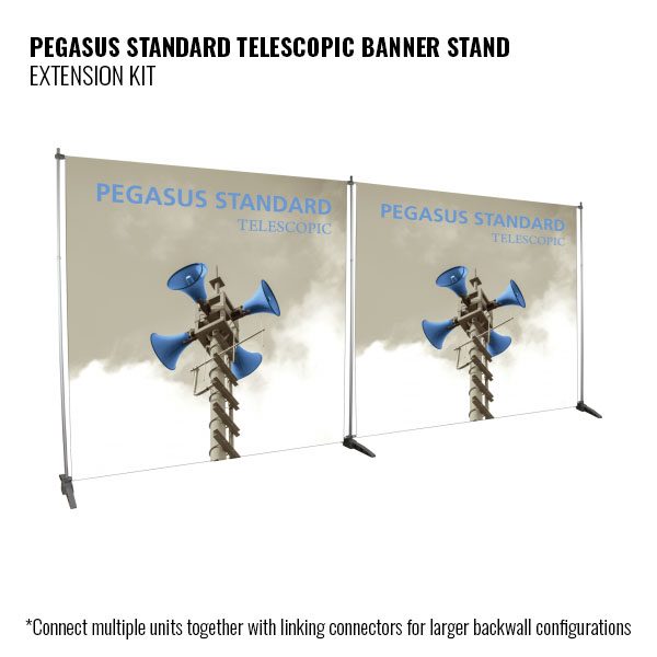 Pegasus Standard Telescopic Banner Stand - Extension Kit