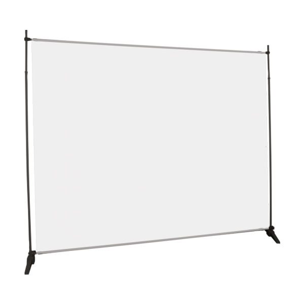 Pegasus Supreme Telescopic Banner Stand - Black Frame