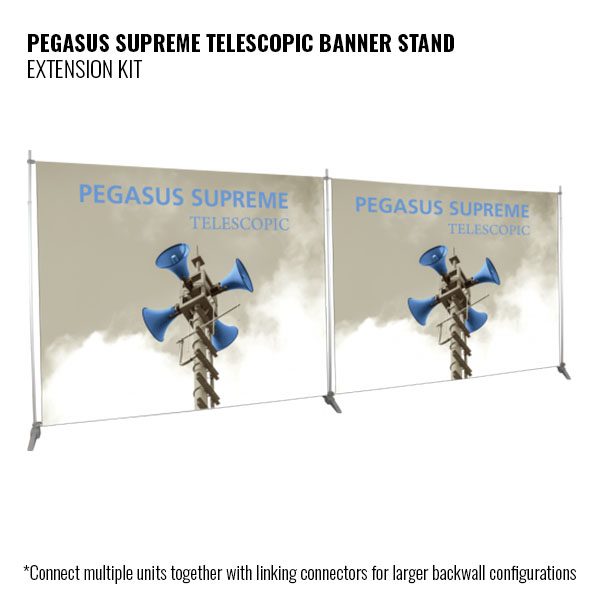 Pegasus Supreme Telescopic Banner Stand - Extension Kit