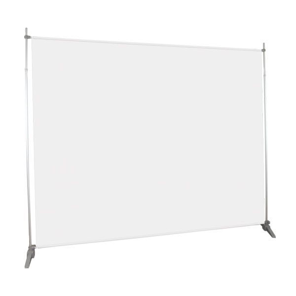 Pegasus Supreme Telescopic Banner Stand - Silver Frame