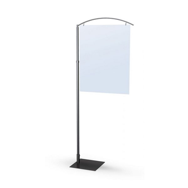 Quest Banner Sign Stand single wing