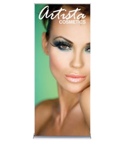 Silver Step Retractable Banner Stand - 36"
