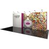 Angle View Vector Frame Essential 10' x 20' Modular Backwall Kit 05