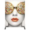 Vector Frame Essential Backwall Display Rectangle 01 Tension Fabric Displays Front View