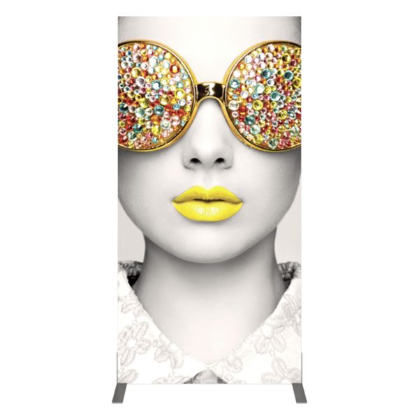 Vector Frame Essential Backwall Display Rectangle 02 Tension Fabric Displays Front View