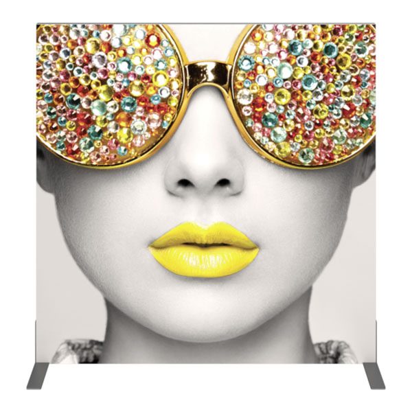 Vector Frame Essential Backwall Display Square 02 Tension Fabric Displays Front View