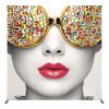 Vector Frame Essential Backwall Display Square 04 Tension Fabric Displays Front View