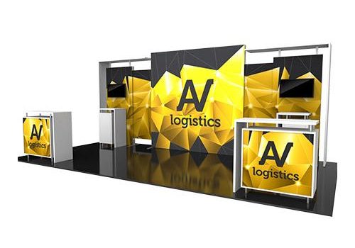 Hybrid Pro Modular Kit 11, hybrid trade show displays, Modular displays, hybrid display, hybrid exhibits, hybrid displays, custom modular exhibits
